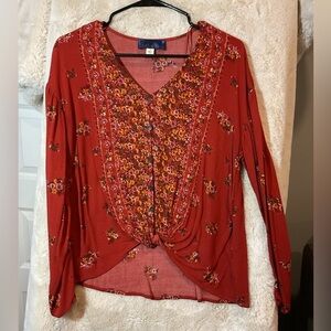 Francesca long sleeve blouse